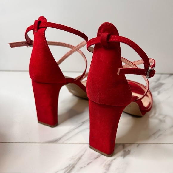 Chinese Laundry Crimson Strappy Heels Size 8 - Picture 6 of 8